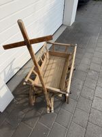 Antiker Leiterwagen mit Griff gut erhalten