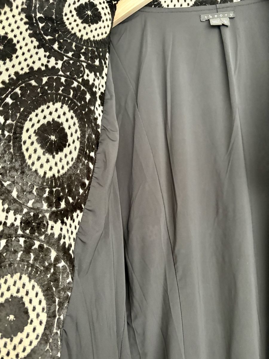 Theory Giacche: Theory Black & White Print Moto jacket-size L – Usato da Zürich venduto da ron_t88f 2