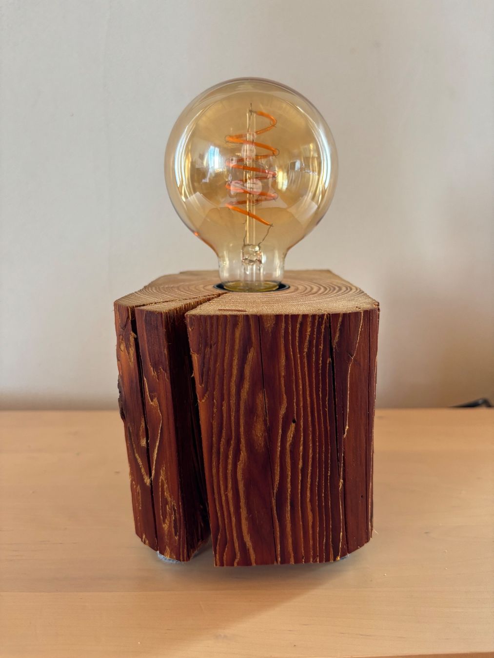 Lampade: Altholzlampe rustikal / DIY-Lampe / Nr 4 – Nuovo (secondo la descrizione) da Flawil venduto da lukas002 3