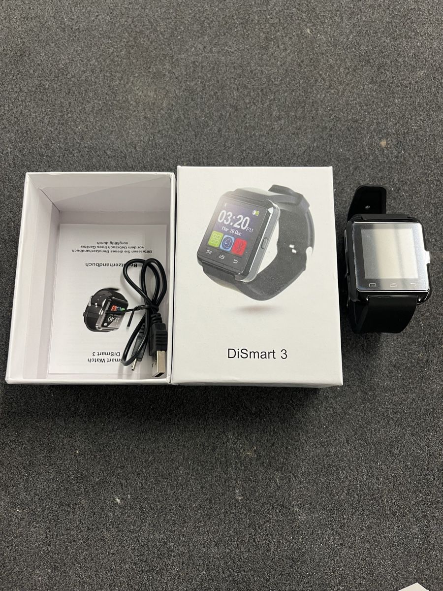 Smart Smartwatch: Smartwatch DiSmart 3 schwarz, neuwertig – Neu (gemäss Beschreibung) aus Altstätten SG von Gogggi 6