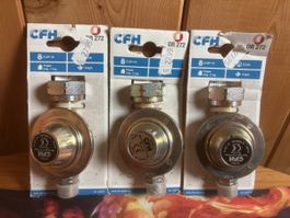 CFH Druckregler DR 272 - 3 Stück - Neuwertig! Gasgrill