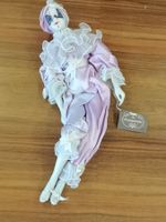 Harlekin Porzellan Puppe Masquerade Karneval Dekoration 41cm