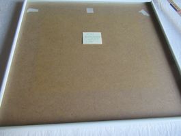 Wechselrahmen Metall weiss mit Glas 6 Stk. 40 x 37 x 2,5 cm
