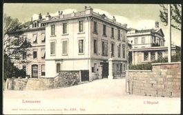 Lausanne, l'Hôpital, circulée 1906 (Guggenheim)