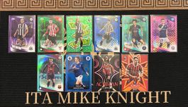 10 karte topps chrome & Merlin! Daka! Nummerierung