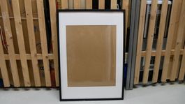 Bilderrahmen Passepartout Holz schwarz weiss