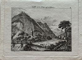 Radierung - Johann Heinrich Meyer, Erstfeld, 1795