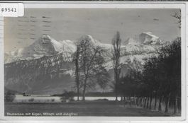 Thunersee mit Eiger, Mönch und Jungfrau