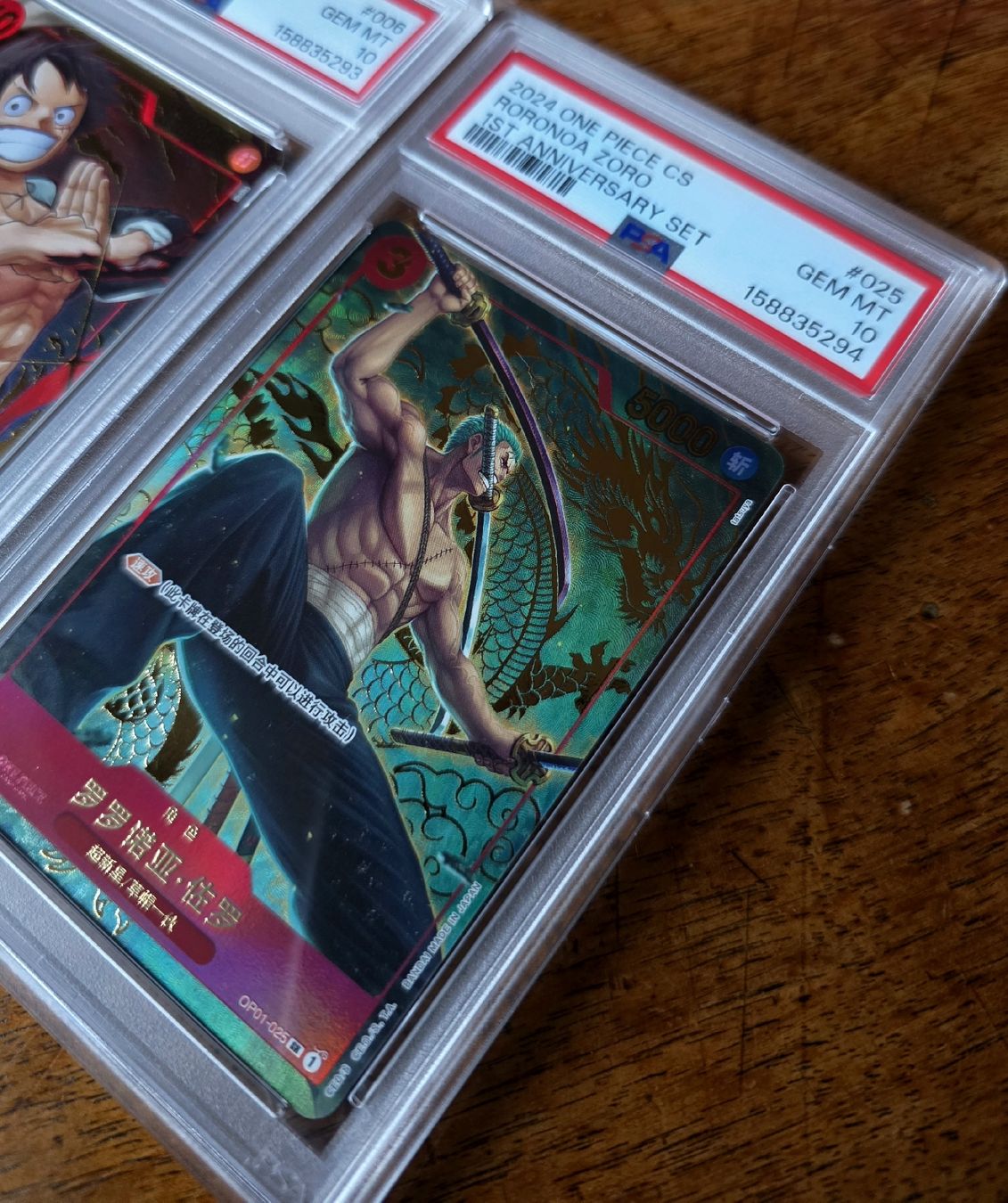 Bandai Carte collezionabili: One Piece - 1st Anniversary Nami CS PSA10 Sequential Set – Nuovo (secondo la descrizione) da Bern venduto da HotOden 7
