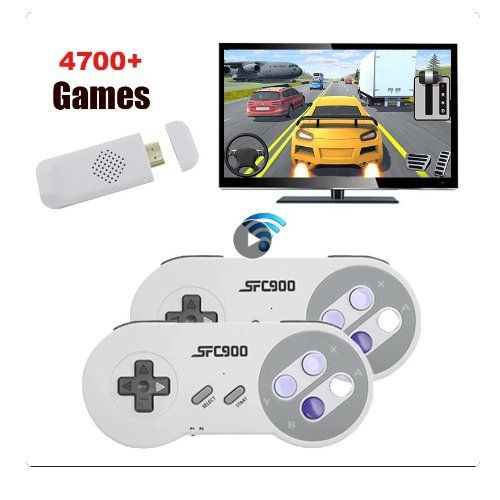 M15 2,4 G Kabellose Retro-Arcade-Spielekonsole, Dual-HDMI