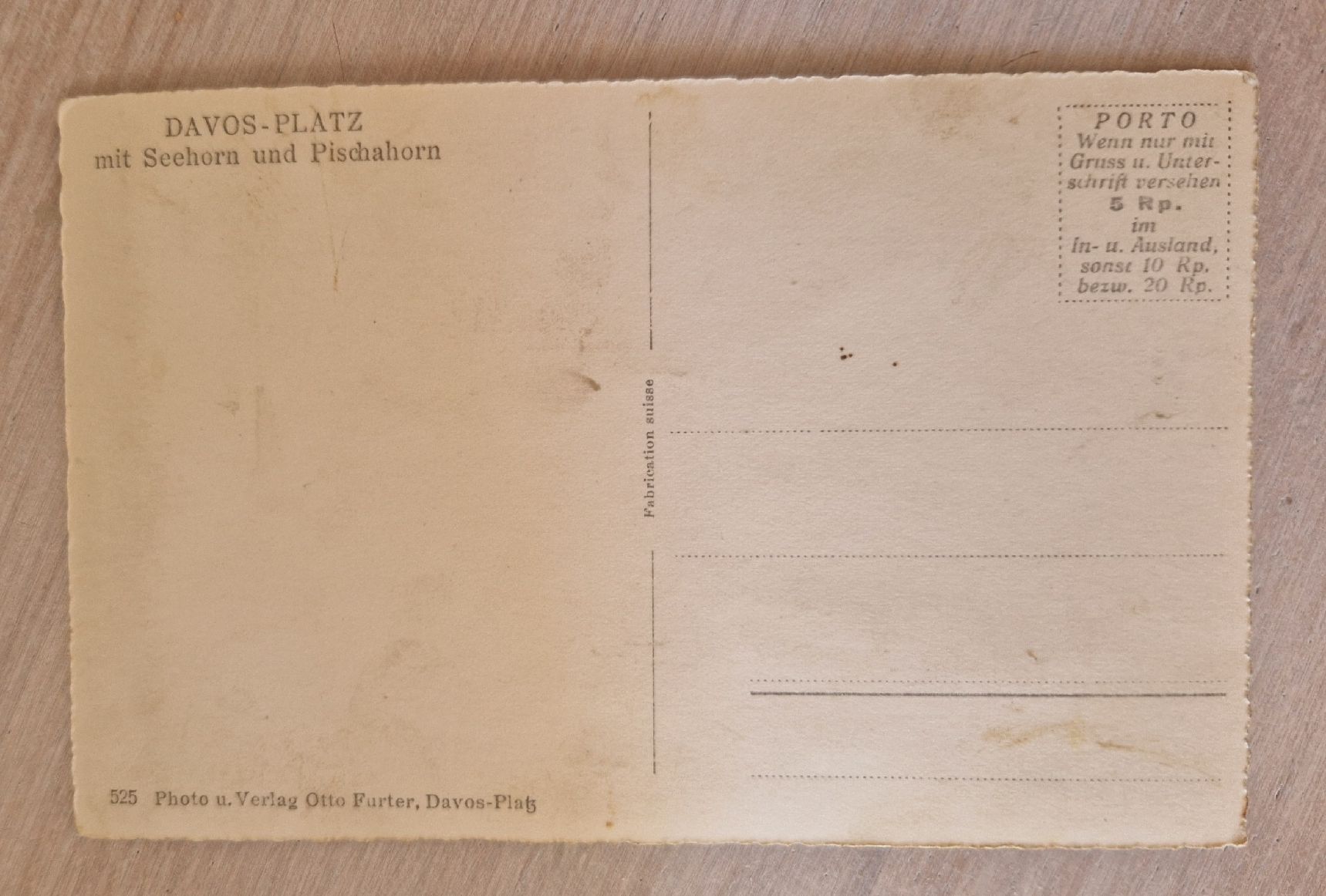 Cartoline postali: Davos Platz – Usato da Ebikon venduto da Donar50 1