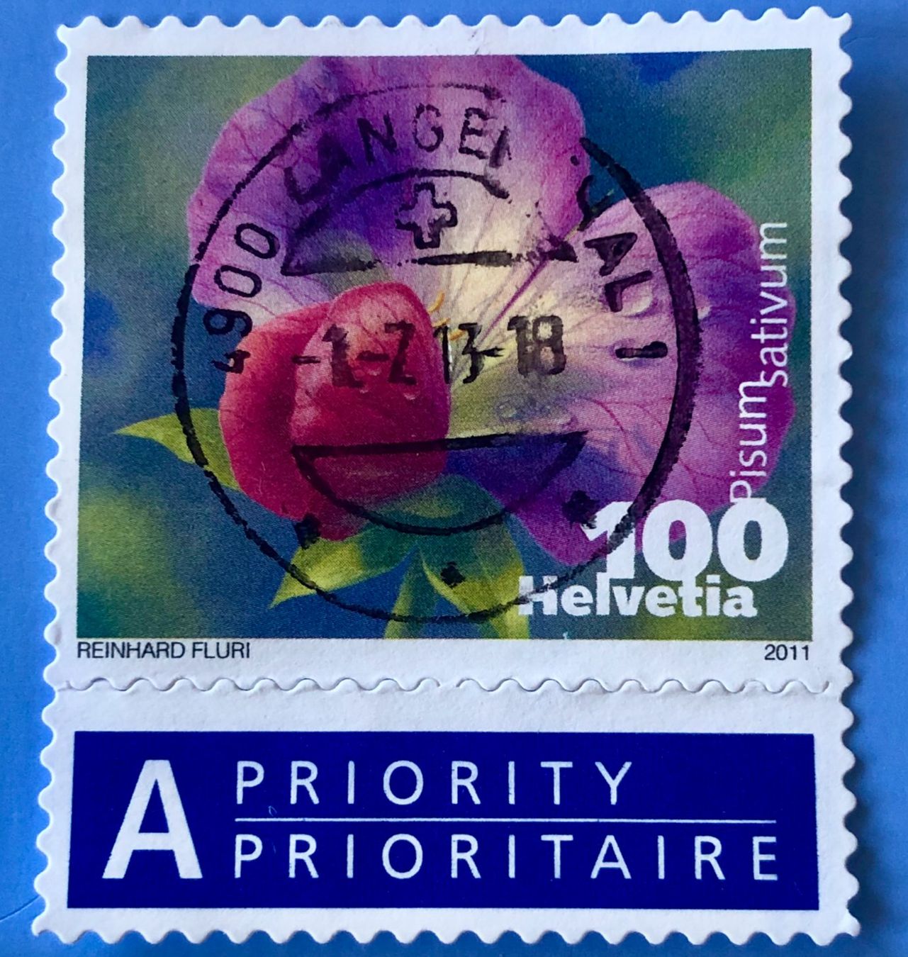 Alle Briefmarken: Nr.1377 mit gestempelt Zucchini 2011    – Gebraucht aus Aarau von Billa007