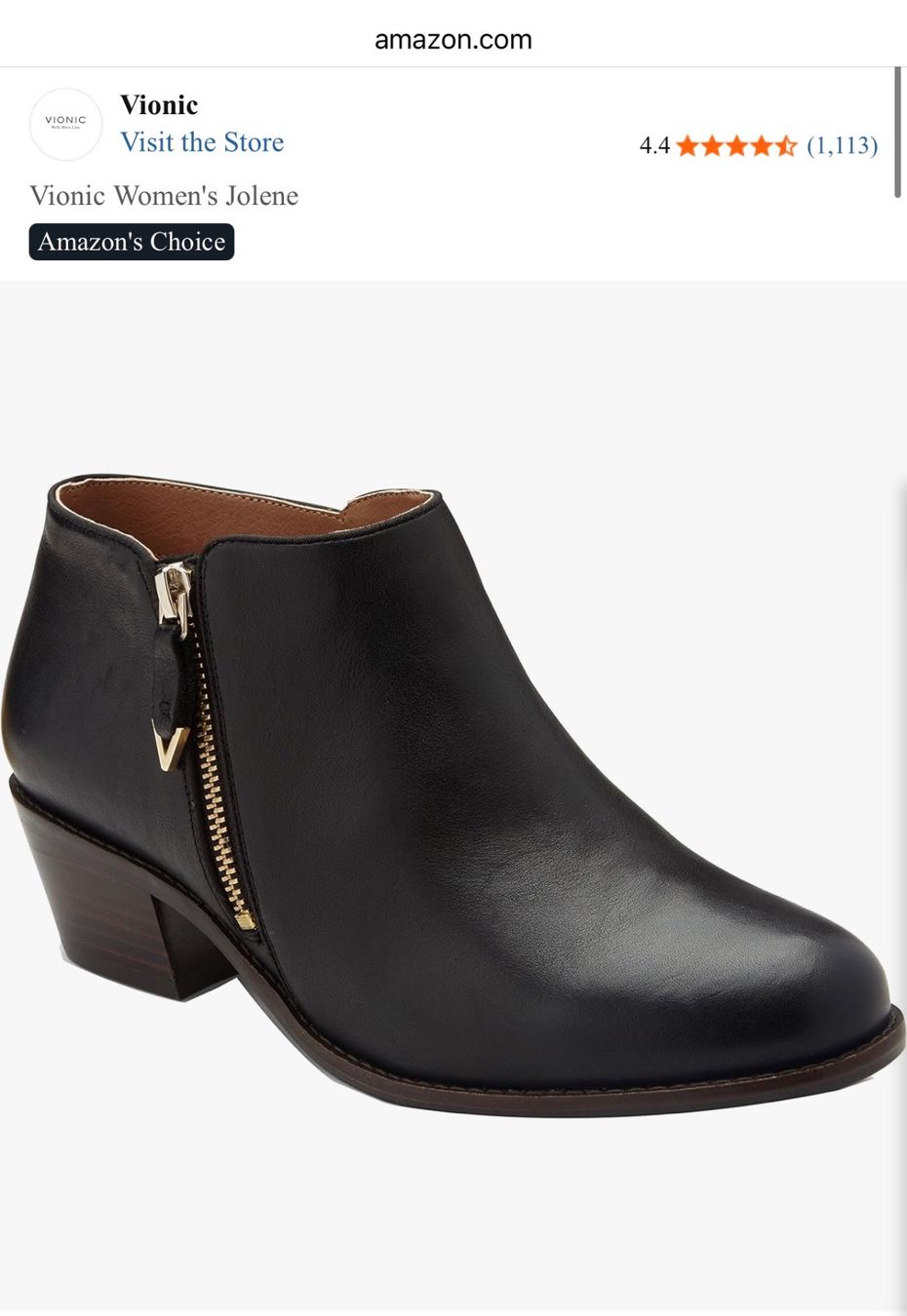 Scarpe da donna: Almost New VIONIC Brown leather Jolene booties EU38 – Nuovo (secondo la descrizione) da Bogis-Bossey venduto da aye_jy77 2
