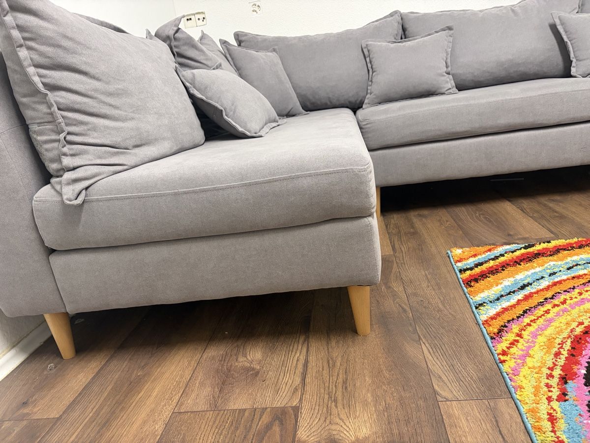 Sofas: Ecksofa grau Stoff gute Zustand – Gebraucht aus Embrach von Leva11 3