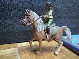 Schleich Pferd und Sarah mit Buch dazu