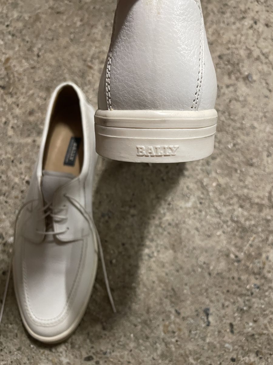 Bally Herrenschuhe: Bally Leather Shoes Size us 13 White – Gebraucht aus Neuchatel von shi_9fzw 4