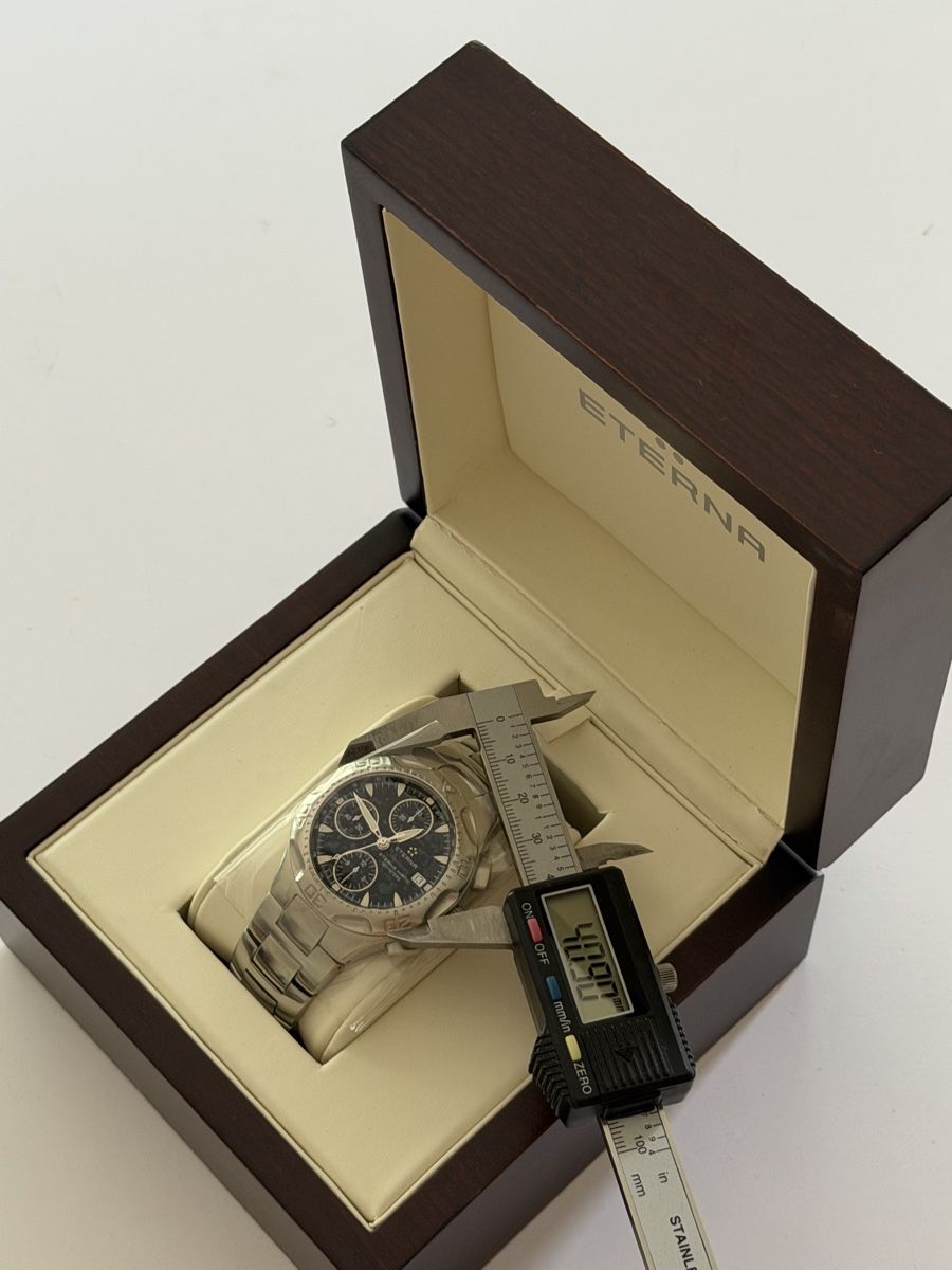 Eterna Orologi: Eterna Monterey Chronograph 120 Meter Automatic läuft – Usato da Schaffhausen venduto da Shshopsh 2