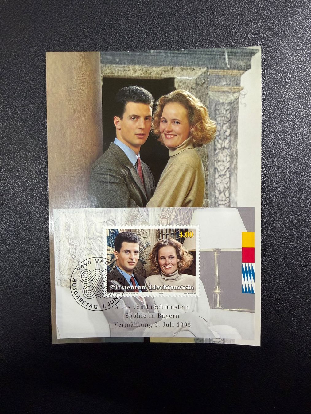 Tutti i francobolli: Liechtenstein Maximumkarten Nr. 117 / 1993 – Usato da oberrüti venduto da jeanmei