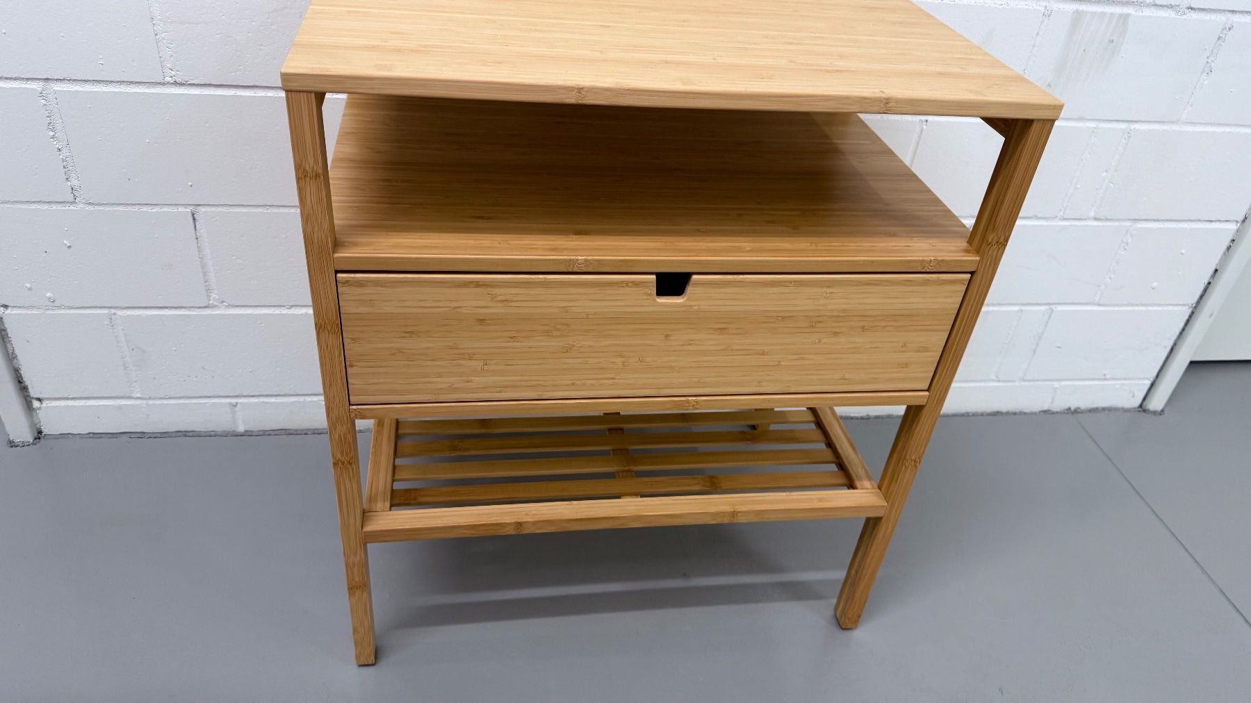 Ikea Nordkisa Bambus Ablagetisch mit Schublade, Top Zustand (Gebraucht) in  Appenzell fr CHF 20  nur Abholung auf Ricardo kaufen