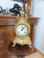Kaminuhr Messing Lancini Hermle Barock-Stil