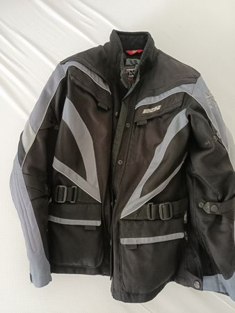 IXS Motorradjacke Textil Grösse DL, Damen, Schwarz Top