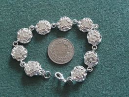 Blumen Armkette, 22g, 20cm