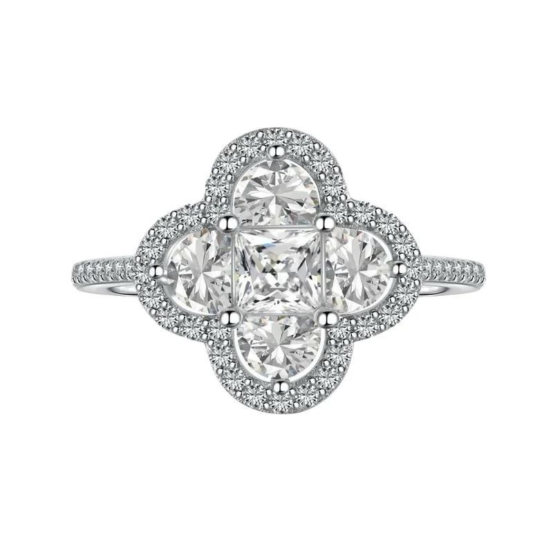 Ringe: Kleeblatt Ring 925 – Gebraucht aus Neerach von irasan