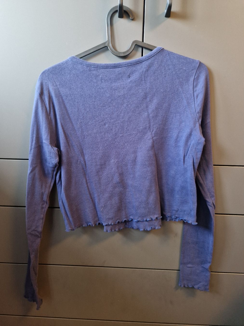 Tops: Croped Langarmtop dunkelblau Gr XS – D'occasion à Frauenkappelen par sarahgygax_ 1