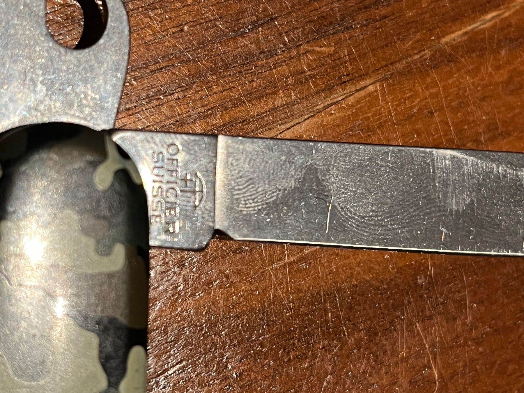 Victorinox Coltelli tascabile: Victorinox Offizier Sackmesser Camouflage – Usato da Basel venduto da Ruemli17 2