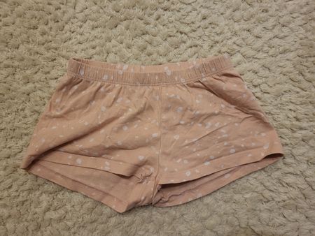Rosa Shorts mit Pünktli, Grösse 98/10