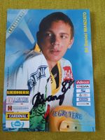 Daniel Manzato - Fribourg-Gottéron - handsig. alte Karte