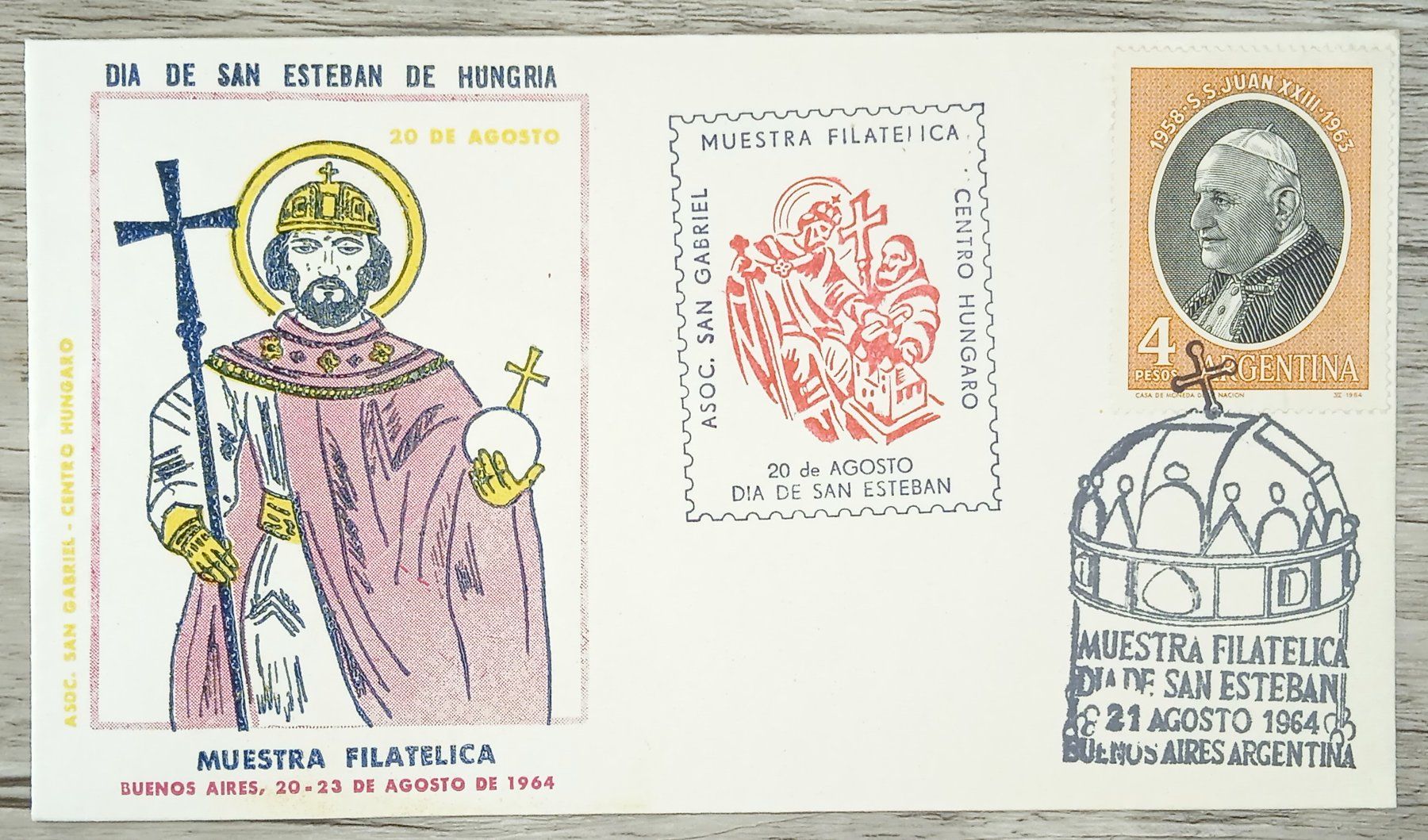 Alle Briefmarken: TR13 Enveloppe + Timbre Argentine 1964 – Gebraucht aus Cousset von Patrick_Collections