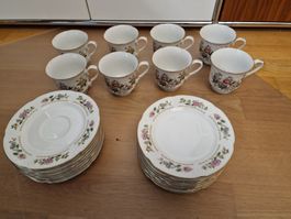 Teeservice, Blümchenmuster, Vintage, Top Zustand, Porzellan