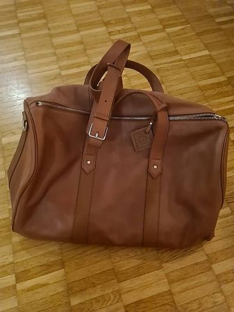 Weekend / Duffle Bag Leder Gant braun