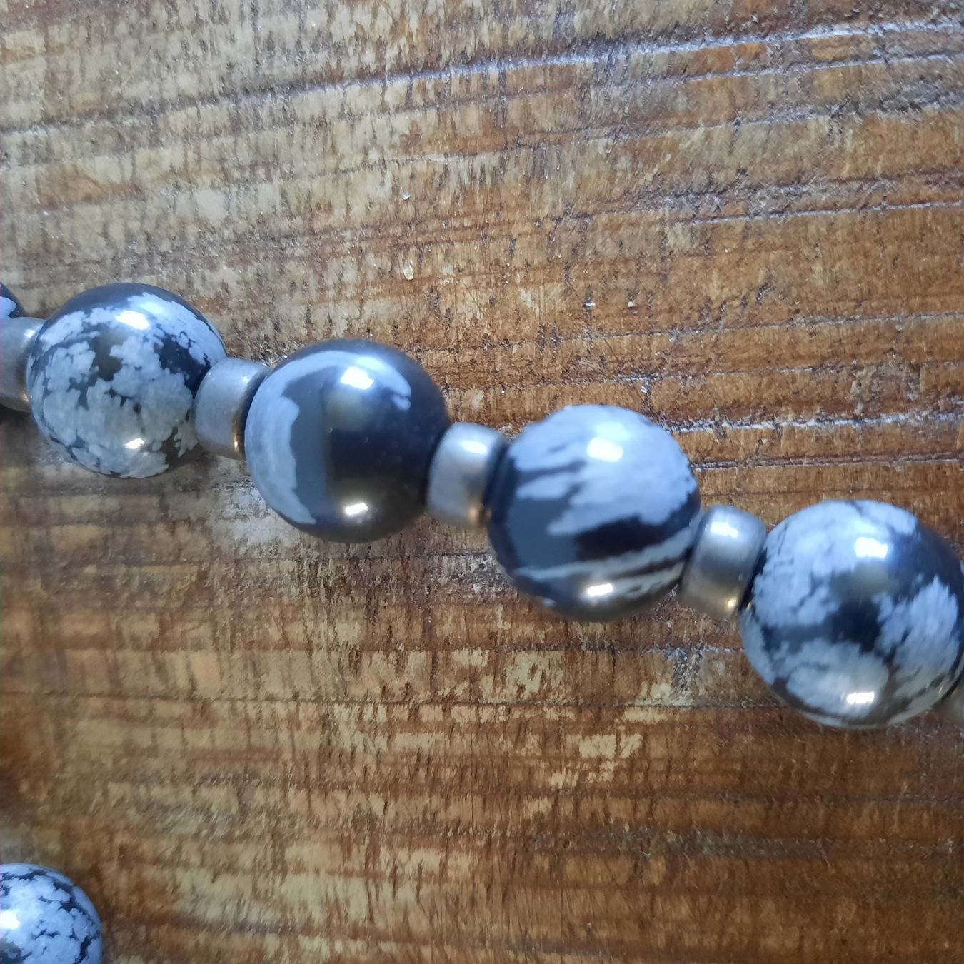 Catenine: Halskette mit Obsidianen, wie neu – Nuovo (secondo la descrizione) da Mönchaltorf venduto da Espressina 4