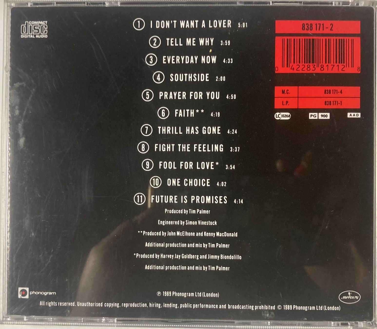 CD: TEXAS - SOUTHSIDE – Usato da Poliez-Pittet venduto da Newtown-Records 1