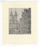 Grafik Thein Kirche Prag Carl Janovsky