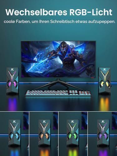 Casse acustiche: PC Lautsprecher 3.5mm Jack Mini Computer Lautsprecher(S201) – Nuovo e nell'imballaggio originale da Hundwil venduto da tec_mm27 2