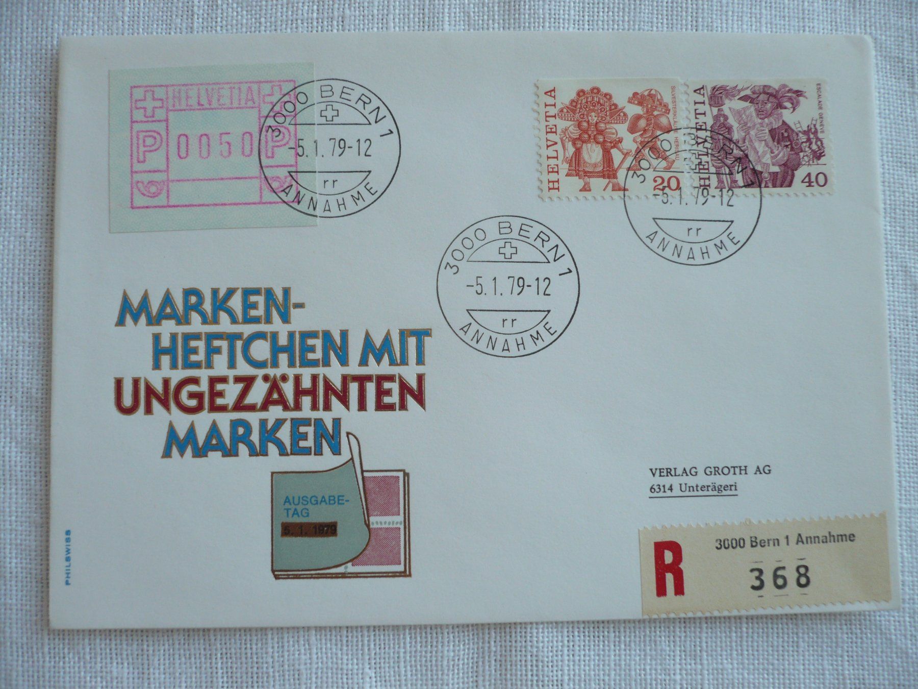 Tous les timbres: 1979 FDC aus Markenheftchen – D'occasion à Zürich par saltandpepper008