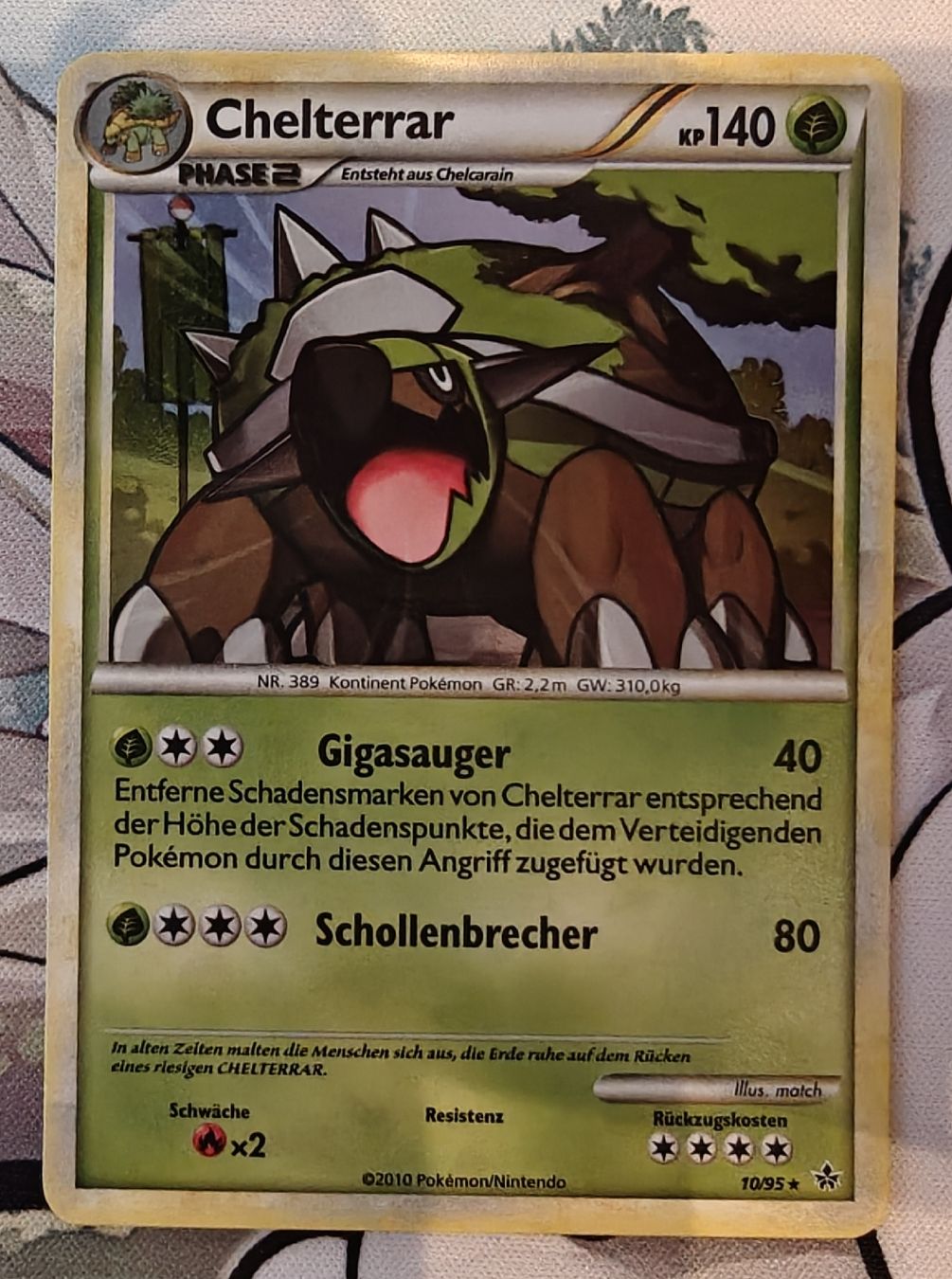 Pokémon Carte collezionabili: Chelterrar HS Entfesselt 10/95 – Usato da Kriens venduto da AlRome