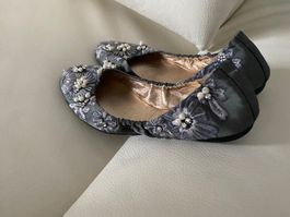 RARITÄT - spezieller Ballerina mit Perlen/Ziersteinen, 38.5