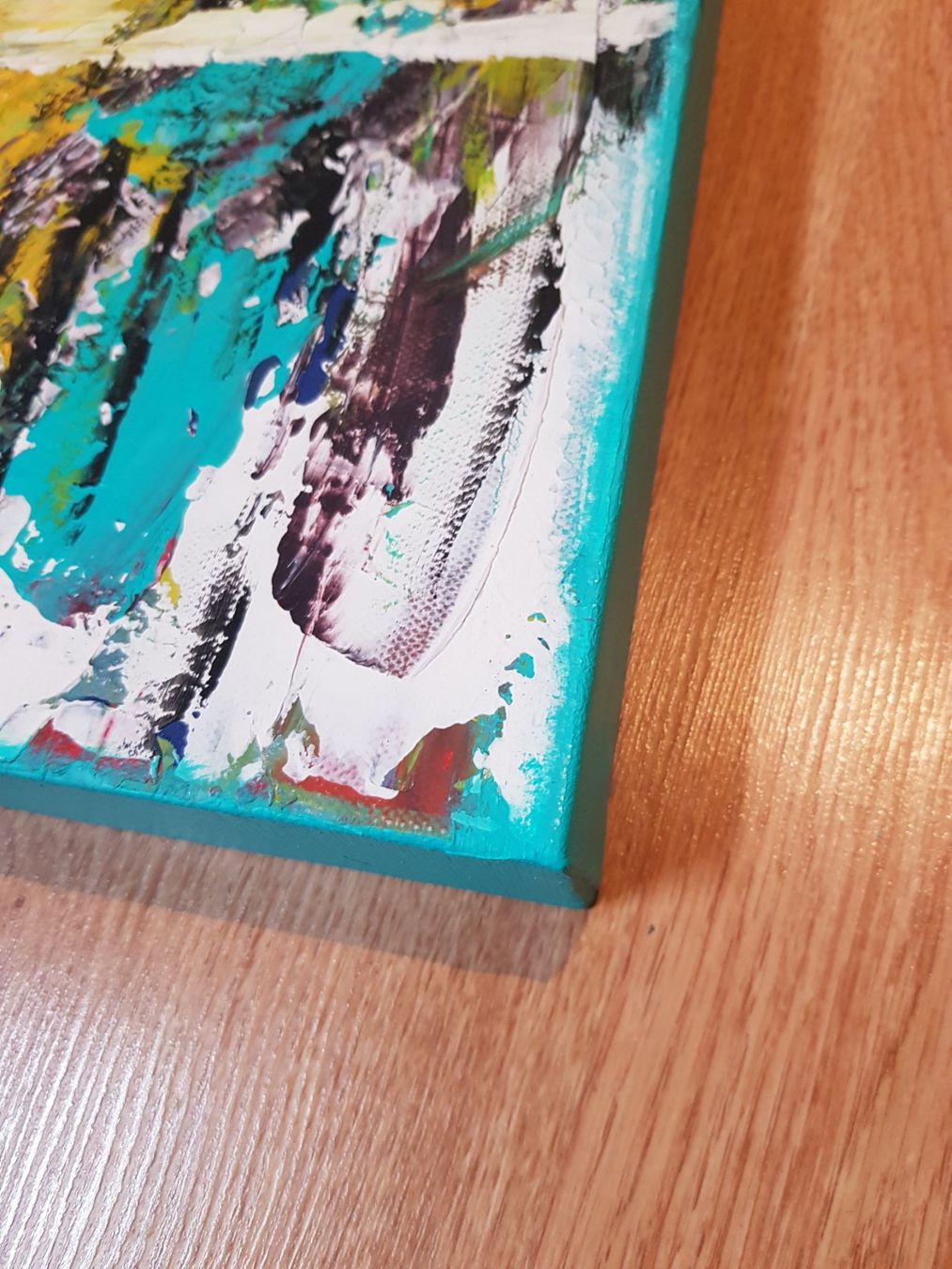 Gemälde: Painting: "Abnormal Normality", 50 x 50 cm canvas box frame – Neu und originalverpackt aus Turbenthal von viw_48fr 1