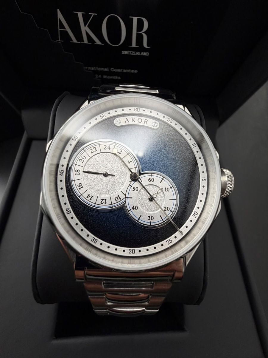 Orologi: AKOR Herren Automatikuhr NEU – Nuovo e nell'imballaggio originale da Steffisburg venduto da L.B.K