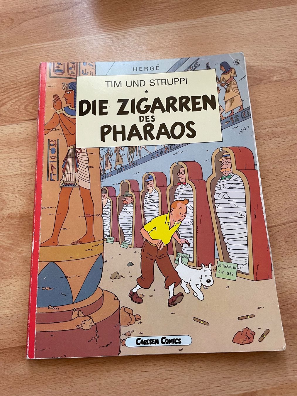 Comics: Tim und Struppi  - die Zigarren des Pharaos – Gebraucht aus Niederstetten von cheetah_44
