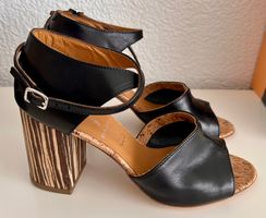 Wie neu: schwarze Marie Claire Sandalen, Sandaletten, 39