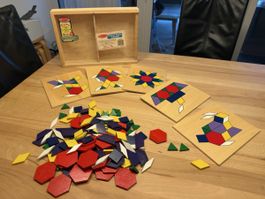 Melissa & Doug Lege-Spiel mit Holzklötzen