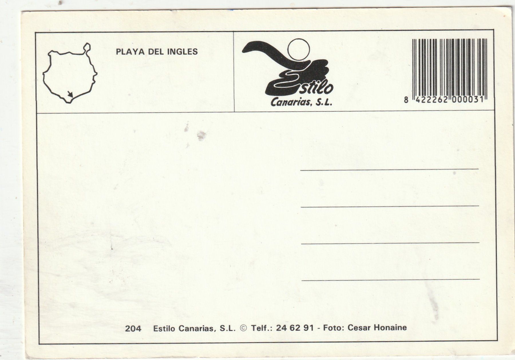 Cartoline postali: Badestrand Grand Canaria – Usato da Lumbrein venduto da made02 1