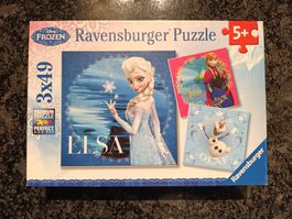 Elsa+Olaf Puzzle Ravensburger, 2x49 Teilen