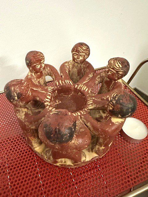 Skulpturen & Statuen: +  Freundeskreis  +            budawi  Original – Gebraucht aus Winkel von zeho 3