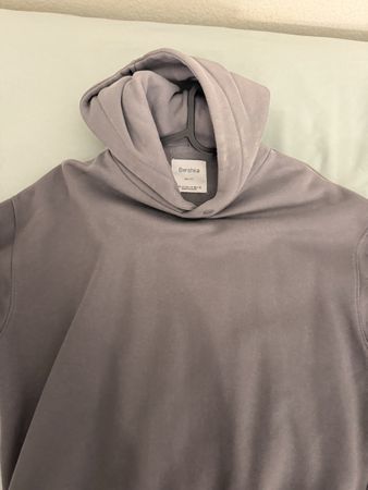 Sweat à capuche Bershka gris taille M bon etat